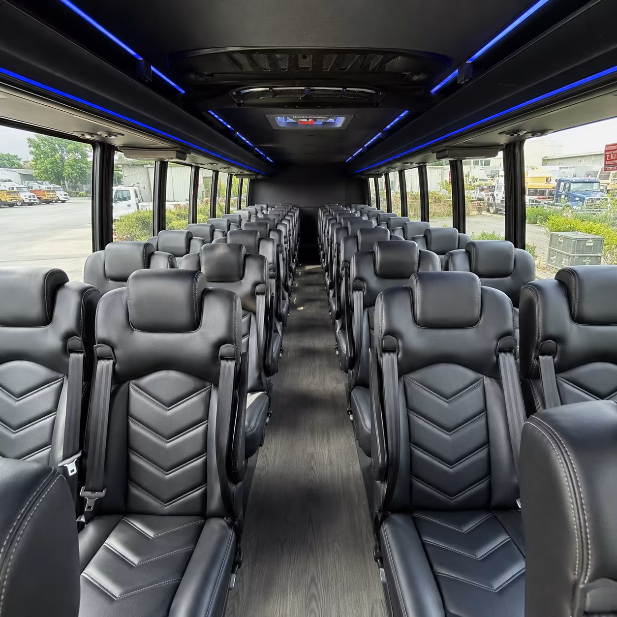 25 passenger minibus inside