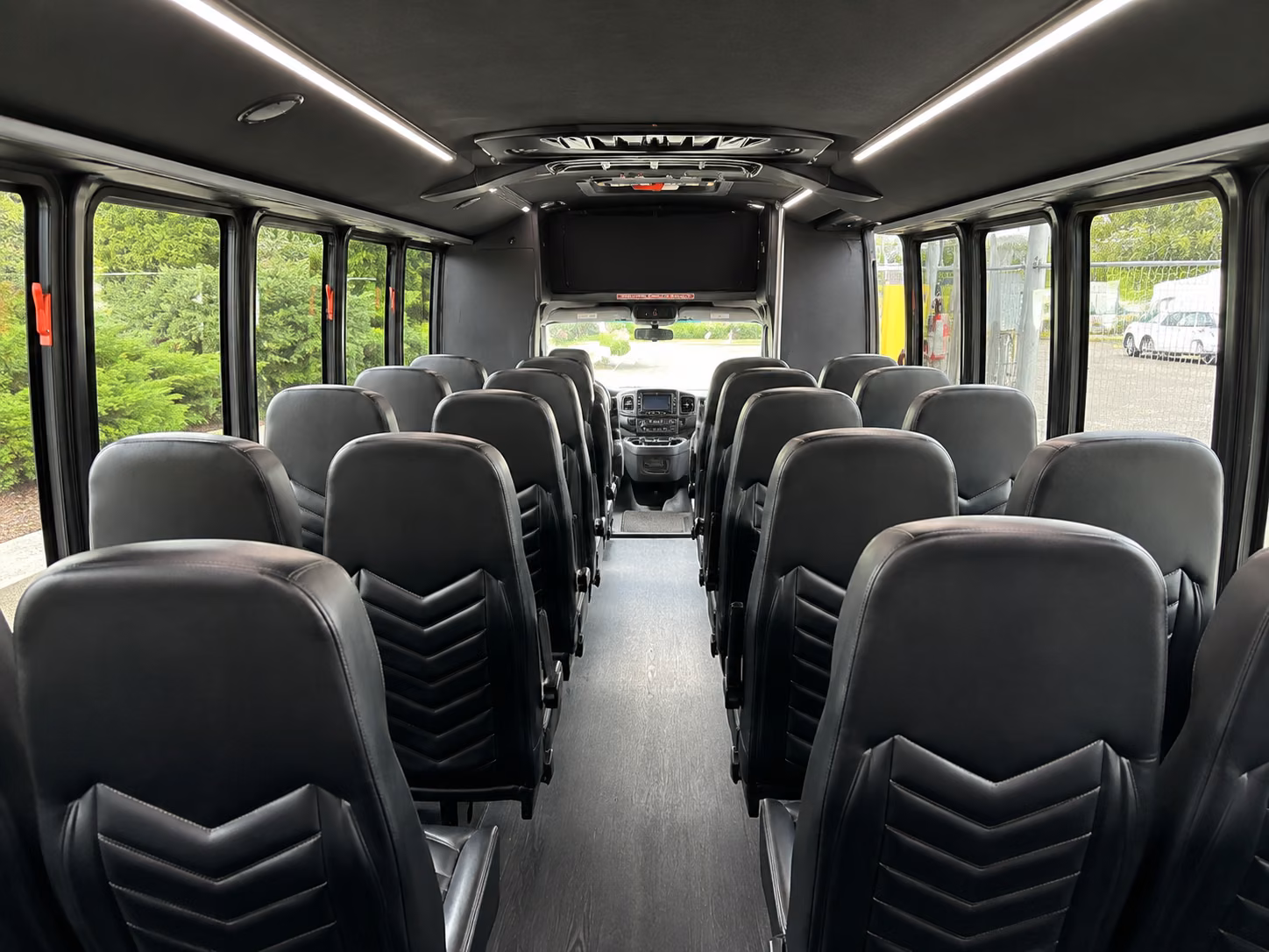 warwick 18 passenger minibus interior