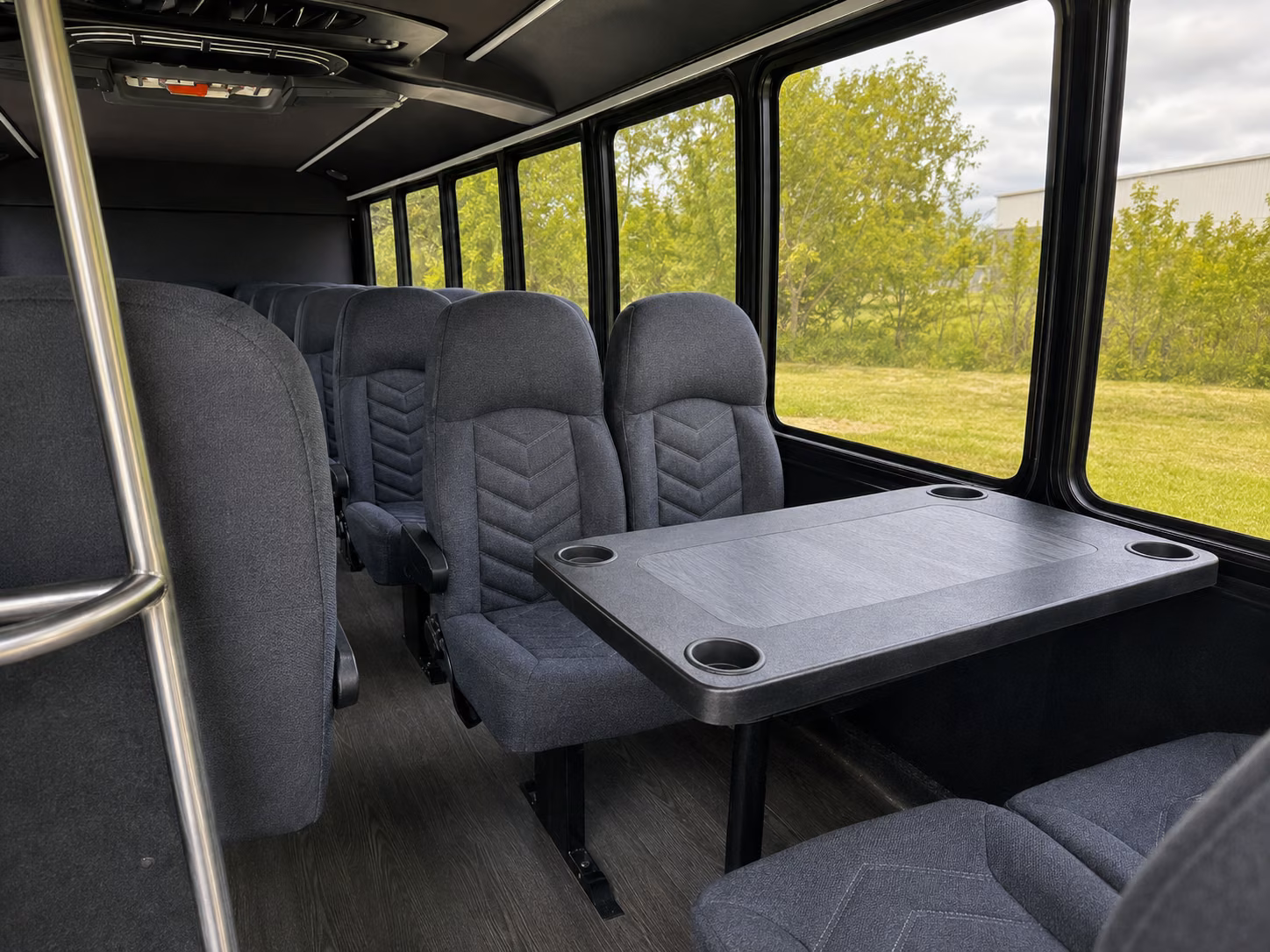 warwick 20 passenger minibus interior