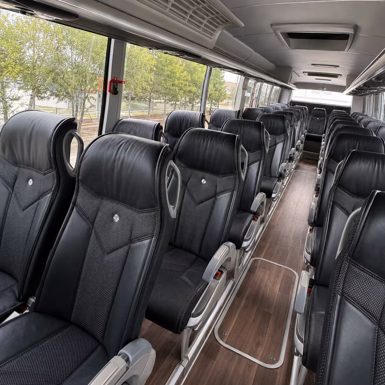 warwick 56 passenger charter bus inside