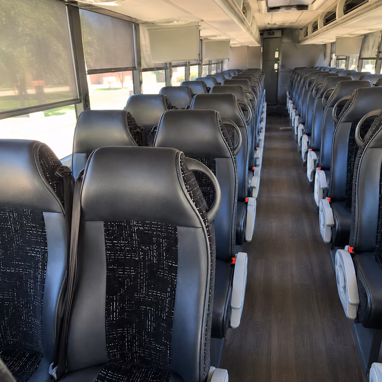 warwick 56 passenger charter bus interior