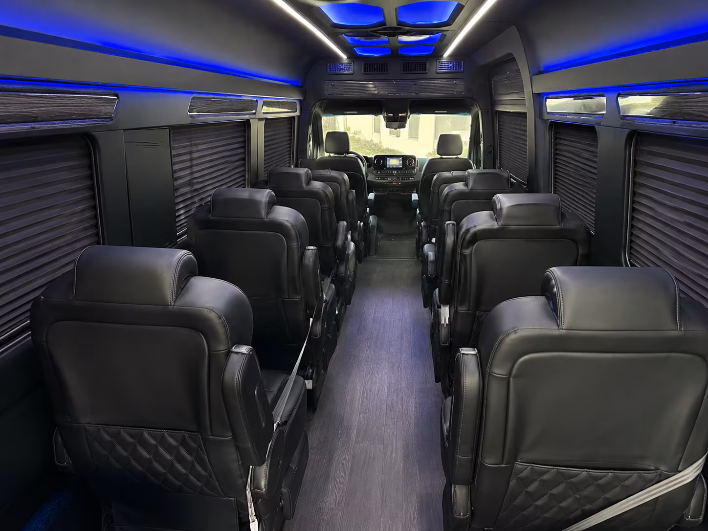 warwick sprinter van with driver inside